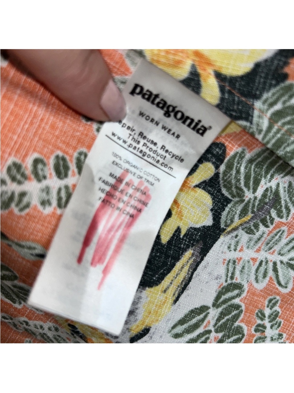 Patagonia Pataloha XL Bold Tropical Beach Summer Organic Soft Cotton Dress - Picture 6 of 8